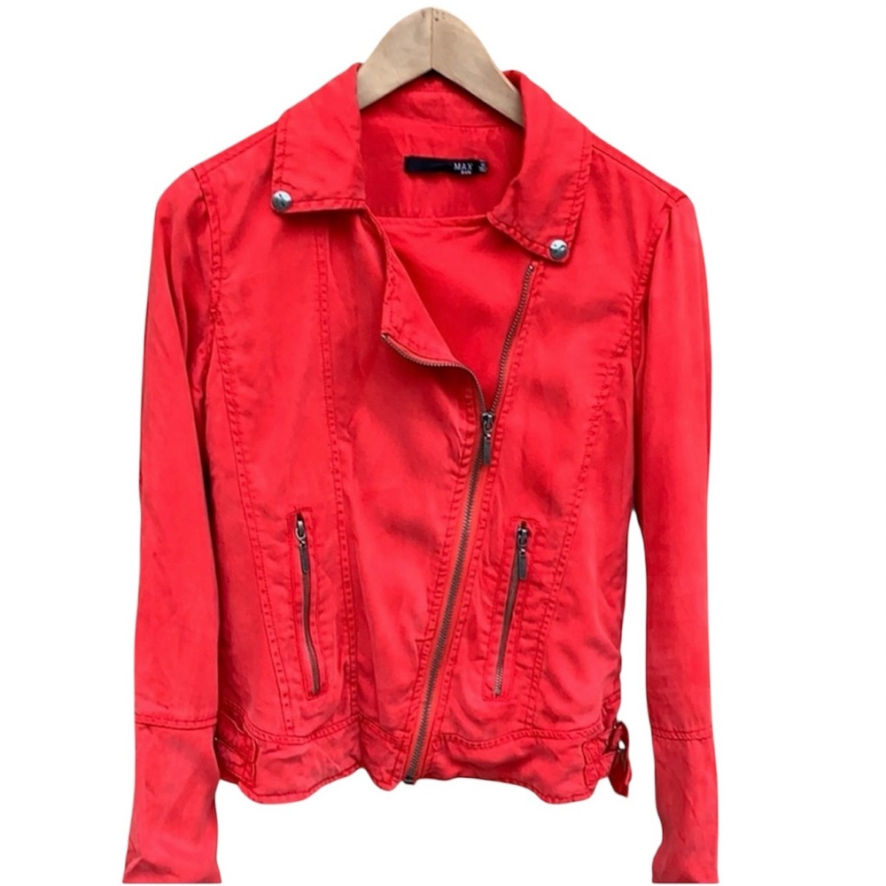 Max Jeans | Tencel Moto Style Jacket